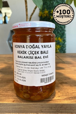 Konya Doğal Kekik Balı 850 Gr Katkısız Yüksek Rakım
