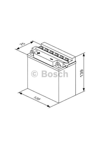 Kanuni Gt 170 12n9 Yb9 Bosch Motosiklet Aküsü