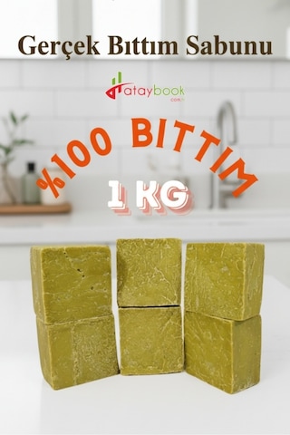 %100 Doğal Siirt Saf Bıttım Sabunu 1kg Hakiki 6 Adet El Yapımı 1.kalite Doğal