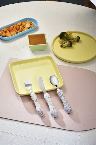 Karaca Unicorn 3 Parça Çocuk Çatal Kaşık Bıçak Seti Çok Renkli