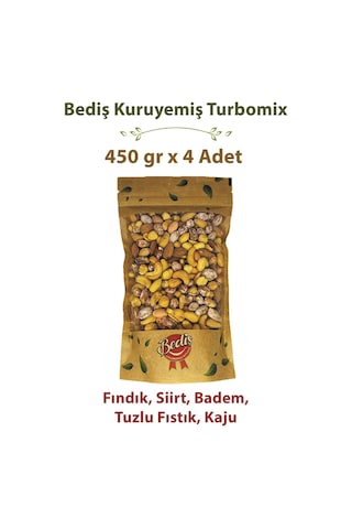 Bediş Turbo Mix 450 Gr X 4 Adet 450 G