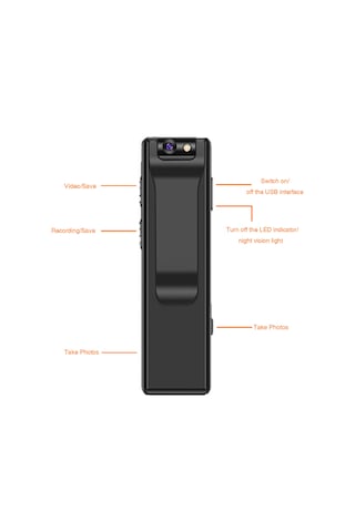 Teltree Z3 Siyah Minik Kamera: 1080p Full Hd Video, 30fps, 3.7v Pil, 4-32gb Tf Kart Desteği, Mıknatıslı Ve Pratik Tasarım