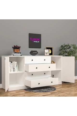 Line Konsol Mdf Beyaz