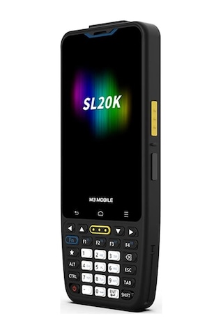 M3 Mobıle Sl20k X/w 2d Karekod Andr.13 4gb/64gb 13mp Wıfı+bluet. 4" Tuşlu Ekran El Terminali Kılıf+ 65505200