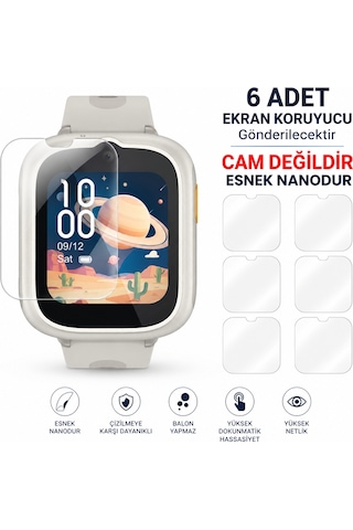 Tcl Movetime Mt48x 6 Adet Şeffaf Tam Kaplayan Ekran Koruyucusu Kırılmaz Nano