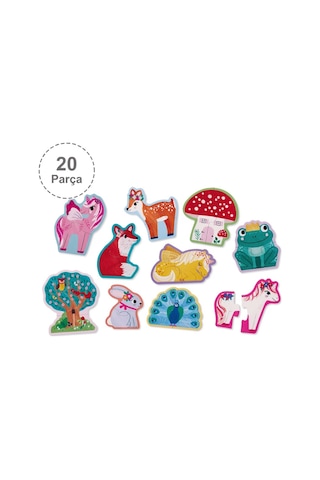 Crocodile Creek Ilerleyen Puzzle Unicorn