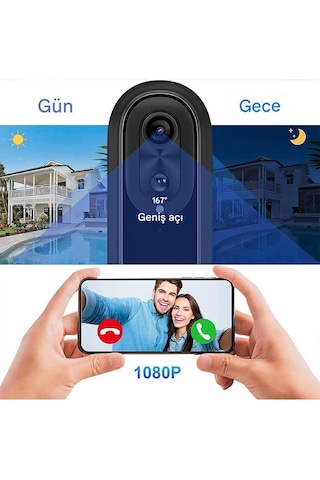 W5 Kapı Zili, Hd Görüntülü Kameralı Kablosuz Kapı Zili