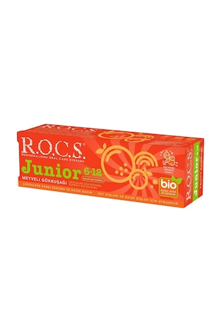 .junior Diş Macunu 6-12 Yaş 60 Ml Meyveli Gökkuşağı Çok Renkli