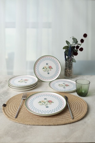 Keramika Rose Line Nordic Pasta Tabağı 22 Cm 6 Adet 22911