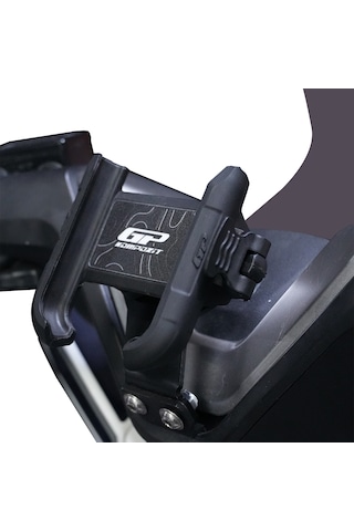 Gp Kompozit Pnv001 Honda Pcx 125 / 150 2025-2026 Uyumlu Telefon / Navigasyon Tutucu Siyah