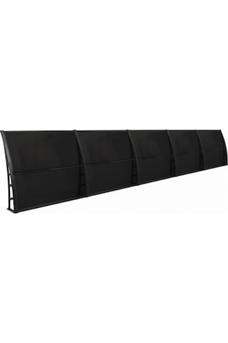 Sundurmagross Lupın Kapı Pencere Üstü Pratik Sundurma 105x600 - Siyah Siyah