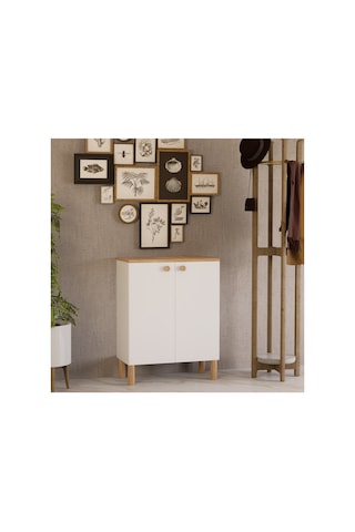 Bohem Tamamı Mdf 2 Kapaklı 3 Raflı Çok Amaçlı Ayakkabılık Erzak Dolabı Safir Meşe Beyaz Bohem Tamamı Mdf 2 Kapaklı 3 Raflı Çok Amaçlı Ayakkabılık Erzak Dolabı Safir Meşe Beyaz