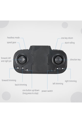 Wezone Yeni Başlayanlar İçin S68 Rc Drone: Katlanabilir, Yükseklik Sabitlemeli, Çocuklar İçin Oyuncak Quadcopter