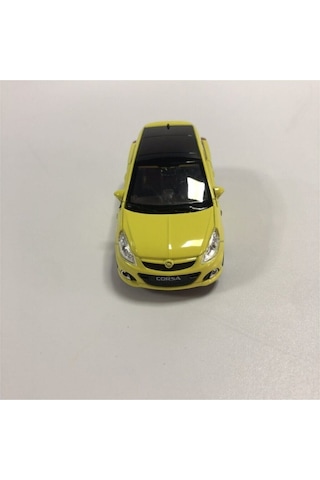 Welly Die Cast Opel Corsa Metal Çek Bırak Araba Sarı