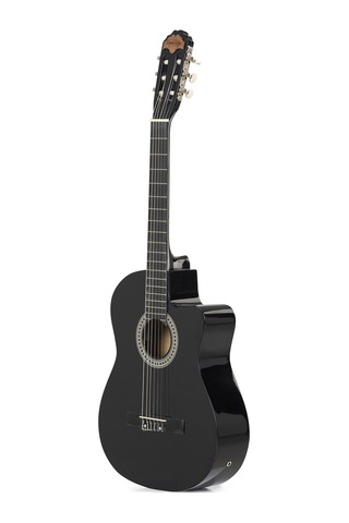 Miguel Artegas Mag65Cebk Siyah Elektro Klasik Gitar