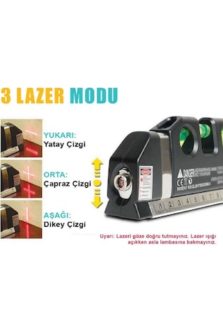 Proskit Pd-161C Lazerli Metre Su Terazili 4İn1