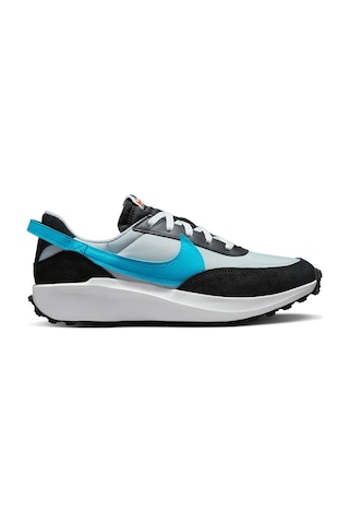 Nike Waffle Debut Leather Grey Sneaker Hakiki Deri Gri Spor Ayakkabı Gri