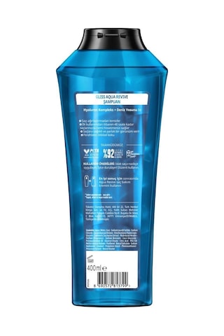 Gliss Aqua Revive Şampuan 3 x 400 ML