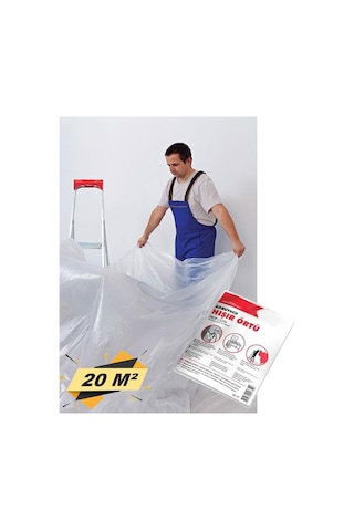 Hışır Örtü Boyacı Naylonu Eşya Zemin Koruma 20 M2 4X5 Metre N11.80