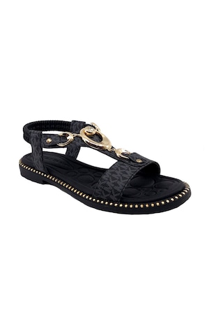 Castle Black 35307 Mk Bayan Sandalet Ayakkabı Siyah