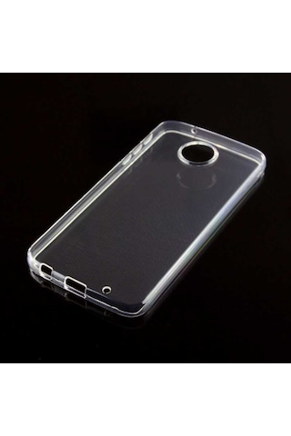 Lenovo Moto Z Play Kılıf Zore Şeffaf Ince Ve Esnek Süper Silikon Renksiz
