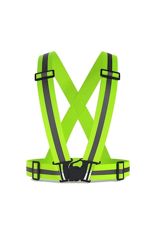 Yüksek Görünürlüklü REFLEKTÖRLÜ KLİPSLİ Ayarlanabilir FOSFORLU Pr