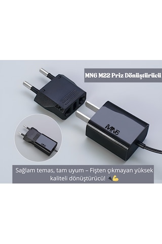 Mn6 M22 Priz Dönüştürücü/1 Adet/a-kalite Fiş Çevirici Adaptör-şarj Aleti Fiş Dönüştürücü