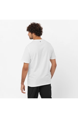 Salomon Graphıc Ss Tee M Whıte// T-shırt Lc2246900 001
