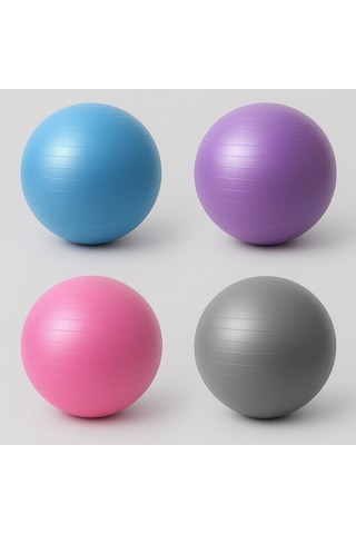 Pilates Topu Egzersiz Topu 25 Cm Küçük Boy Pilates Denge Topu Mor