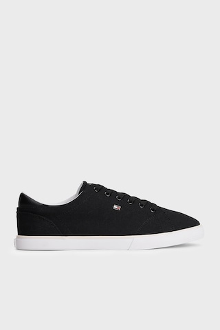 Tommy Hilfiger Logolu Sneaker Ayakkabı Bayan Ayakkabı Fw0fw09102 Bds Siyah