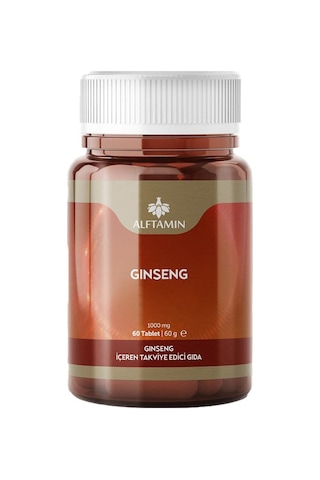 Alftamin Ginseng İçeren Takviye Edici Gıda 1000 Mg 60 Tablet
