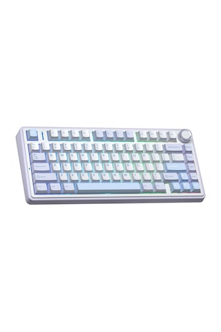 Aula F75 Mekanik Rgb Tkl Gray Switch Kablosuz Makrolu Hot Swap Klavye