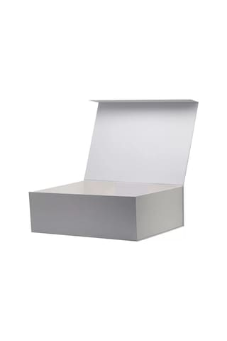 Hediye Kutusu Boş Mıknatıslı Kapak Beyaz 22X17X9.5Cm Home In Joy Beyaz