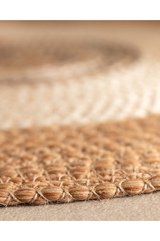 Madame Coco Janvry Oval Kilim - Bej/krem - 90x150 Cm 8684427193273 Çok Renkli
