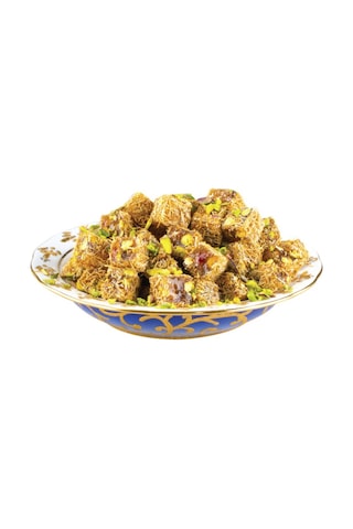 Kadayıf Kaplı Çifte Kavrulmuş Antep Fıstıklı Lokum 150 Gr