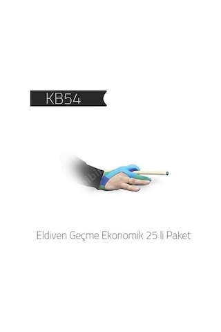 Geçme Ekonomik Bilardo Eldiveni Geçme Ekonomik 25 Li Paket Çok Renkli