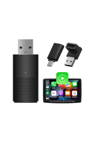 Dark Mini Pro Araç Kiti Kablosuz Carplay Adaptörü