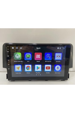 Honda Civic Fc5 Android 14 2-32 Multimedya Carplay-kamera-ıps