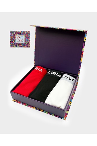 Gost Liria Powder Trio Kadın Slip 3 Lü Paket - Çok Renkli Çok Renkli