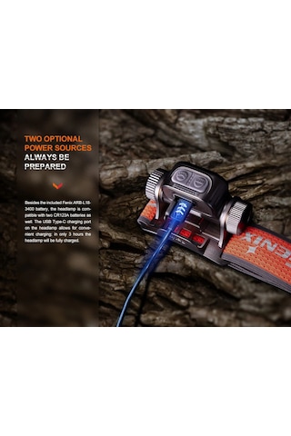 Fenix Hm65r-t V2,0 1600 Lümen Kafa Lambası Siyah