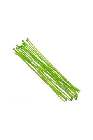 Tek-iş Plastik Kablo Bağı Klipsi Cırt Kelepçe 200 Mm X 2.5 Mm Yeşil 20 Adet
