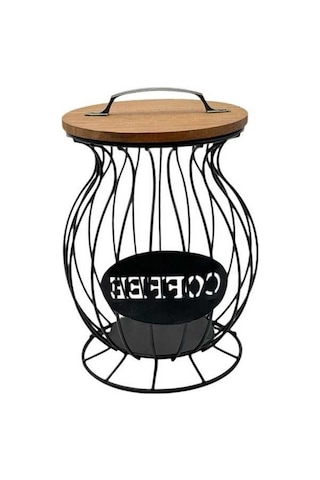 Trendooze Kafeler Aile Tezgahı Pod Tutucu - Siyah M, Pratik Tasarım Siyah M