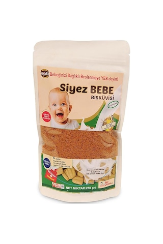 Siyez Unlu Bebe Bisküvisi Toz 250 G