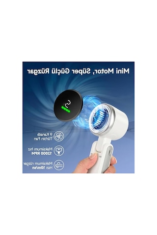 Mini Vantilatör, Katlanabilir Ve Taşınabilir 3'ü 1 Arada Tasarım