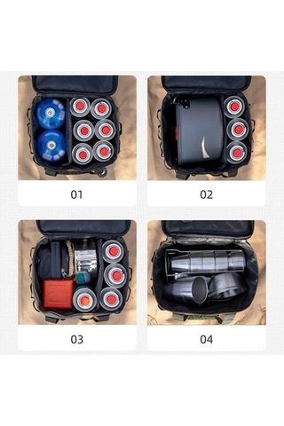 Besthome1 10l Oxford Kumaş Kamp Stoğu Çantası - Darbe Emici, Antrenörlü, Çok Renkli Kahverengi - Dış Mekan İçin Taşınabilir Sak Çok Renkli