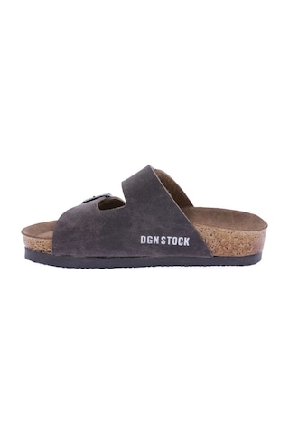 Dgn Stock Arızona-f Çocuk Çift Tokalı Terlik ARIZONA-F-R0685 Kahverengi