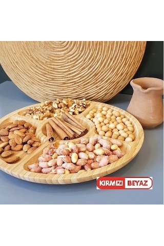 BAMBU YUVARLAK KAHVALTILIK,BÖLMELİ ÇEREZLİK