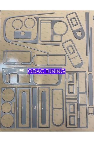 Vw Bora Full Set Torpido, Konsol, Trim, Göğüs Kaplama Set Gri