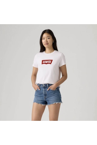 Levis Graphıc Beyaz Kadın T-shirt 005gv-0024 Beyaz