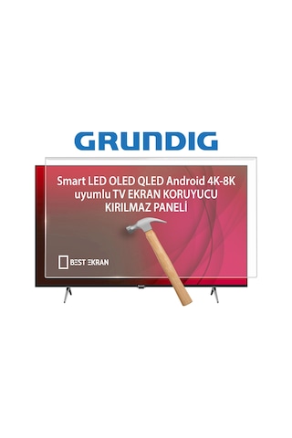 Grundig Uyumlu Tokyo 65 Gju 7900g Tv Ekran Koruyucu - 65" İnç 165